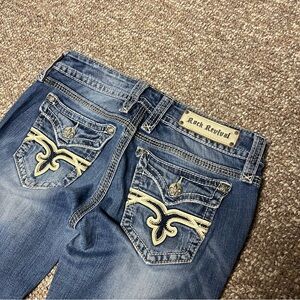 Rock Revival Women's Y2K Grunge JNCO x Southpole Style Mandy Jeans - Size 28